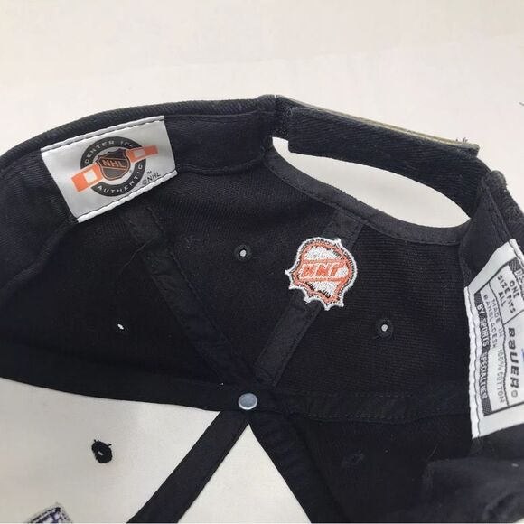 Vintage Bauer Sports Specialties NHL Los Angeles Kings Strapback Hat Cap Black - Picture 5 of 10